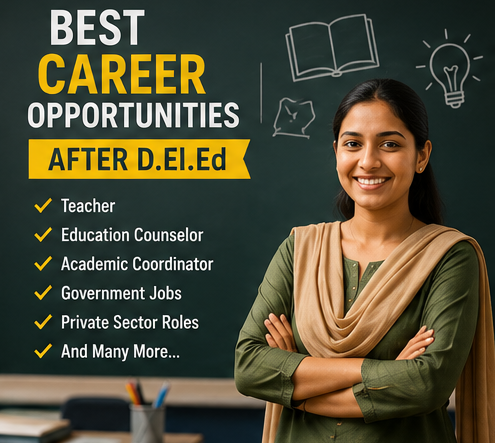 Best Career Opportunities After D.El.Ed