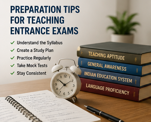 Preparation Tips for Teaching Entrance Exams